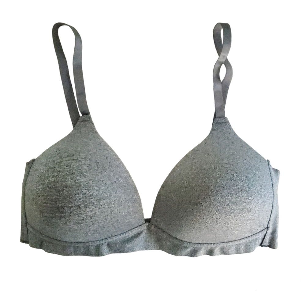 YMI Intimates No Wire Bra Gray Womens Size 34C